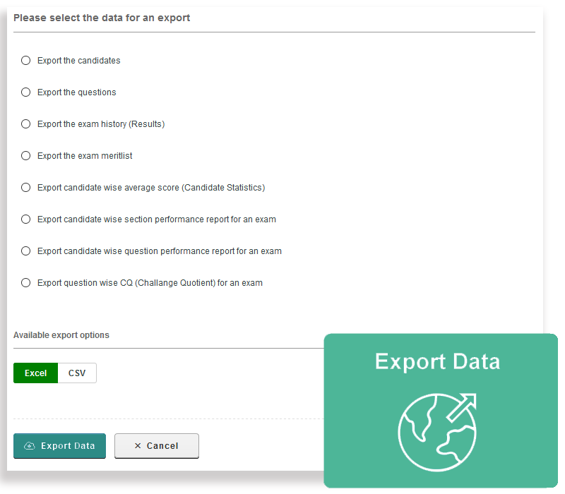 Assessment Software Data Export